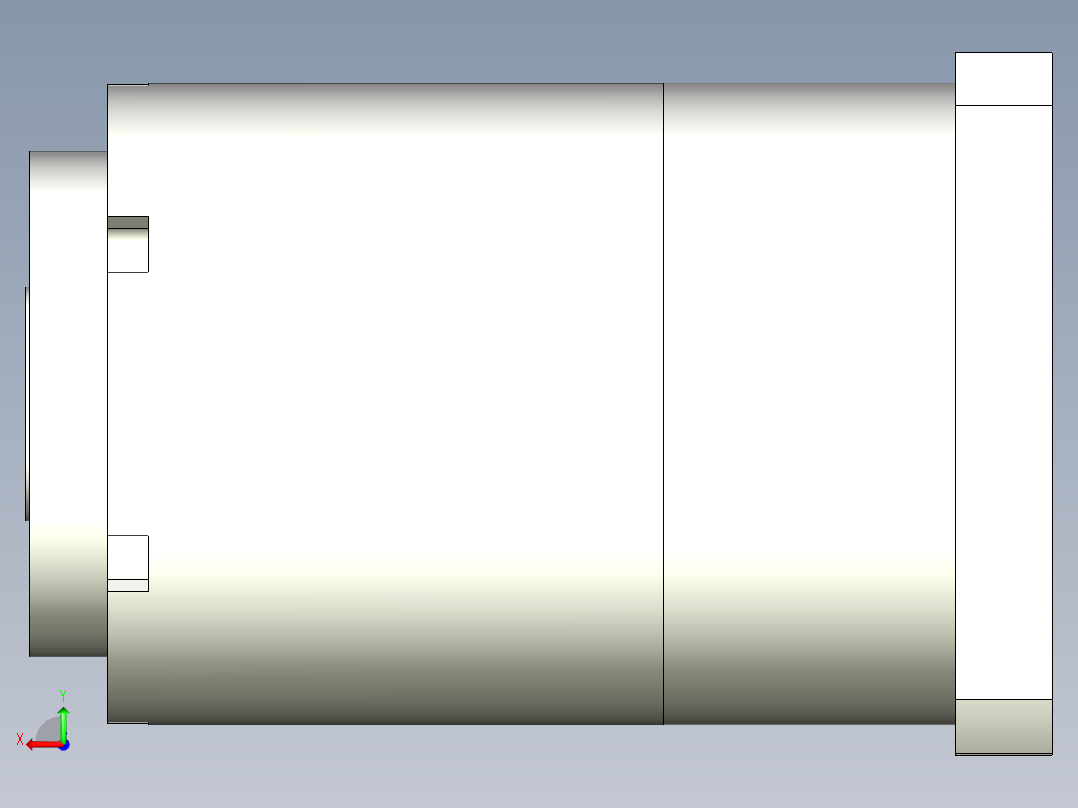 直齿孔PLE160-L2 35-114.3-200-M12.stp后视图