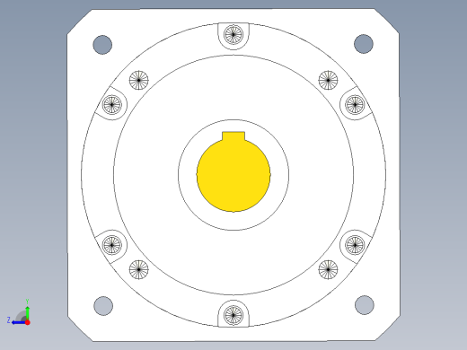 直齿孔PLE160-L2 35-114.3-200-M12.stp右视缩略图