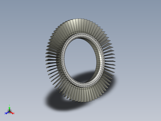 涡轮 叶片 涡扇 (33)