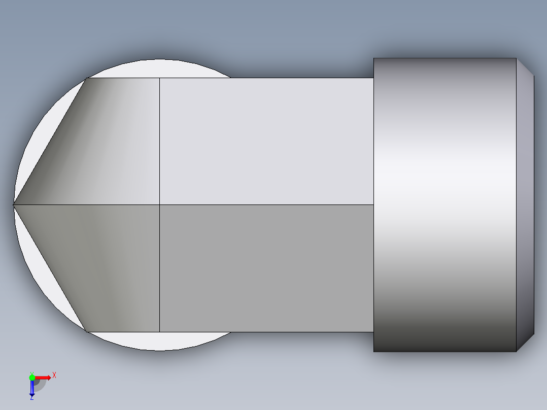 卡套式工业通用硬管接头EO_Male_stud_elbow_WE15LR71X俯视图