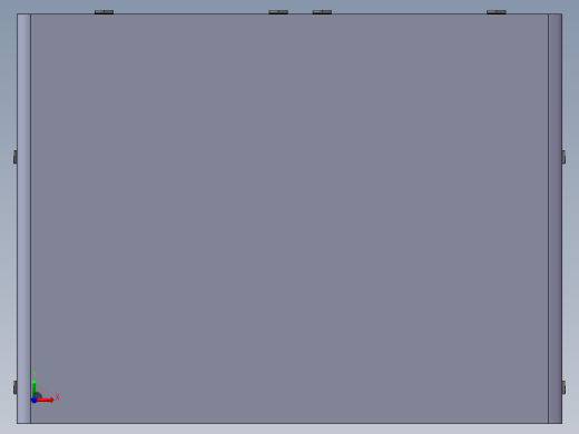 电子机箱结构设计前视缩略图