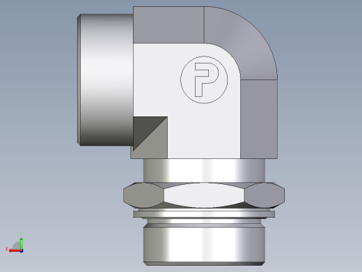 卡套式工业通用硬管接头EO_Adjustable_Locknut_elbow_WEE38SMOMDCF后视缩略图