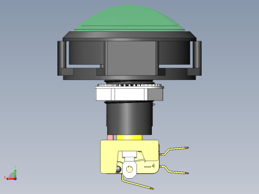 蓝球机游戏机按钮63mm后视缩略图