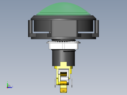 蓝球机游戏机按钮63mm左视缩略图
