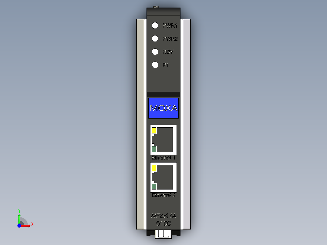 串行设备服务器前视图