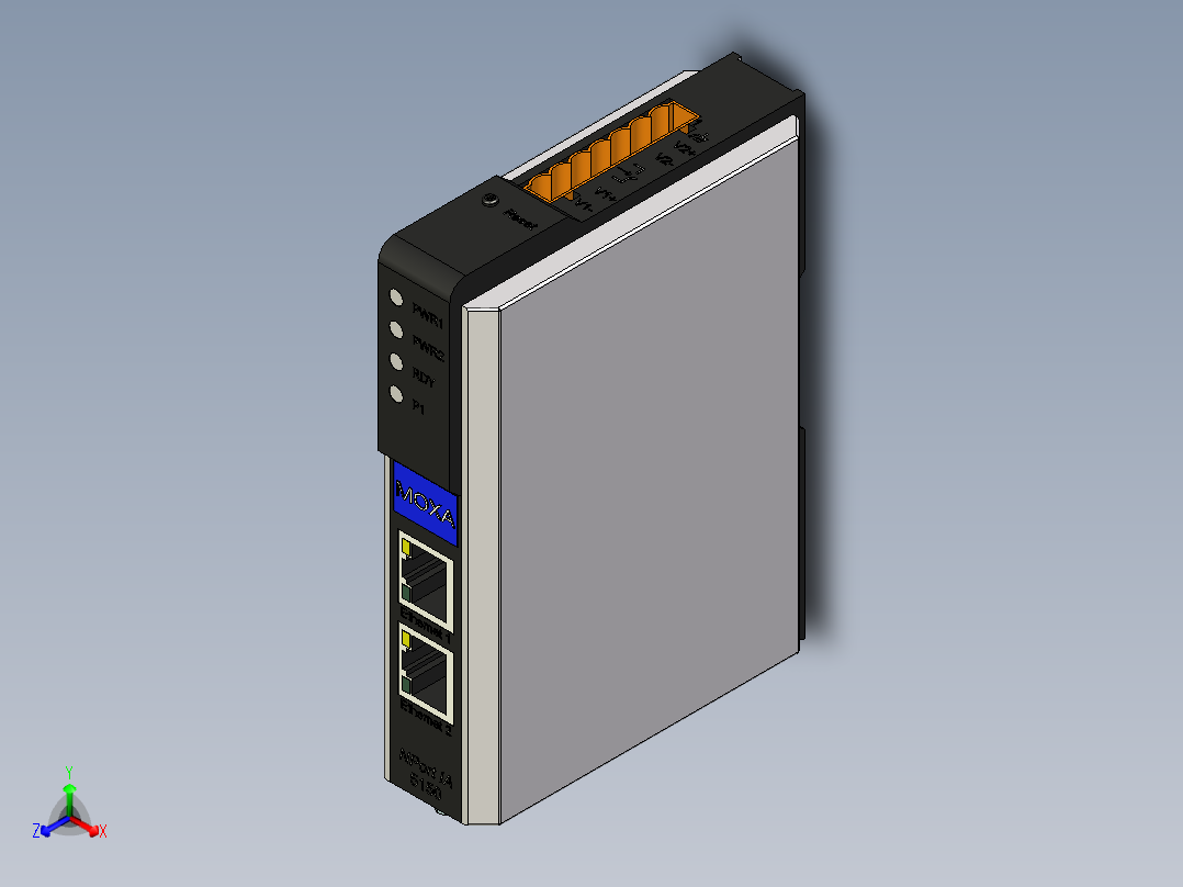 串行设备服务器正等轴测图