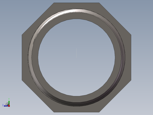 对丝-六角等径 DN20右视缩略图