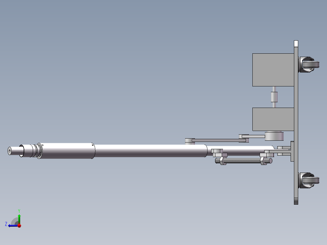 红枣采收设备右视图