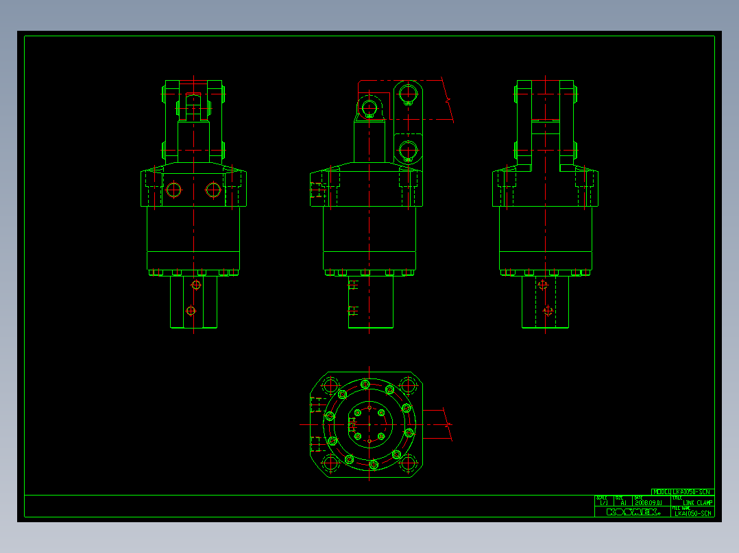 KOSMEKLKA1050-SCN多系列多零件图纸模型