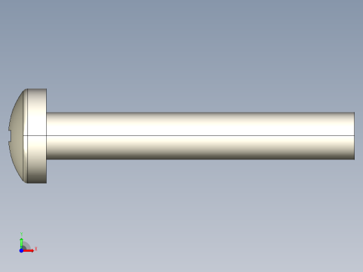 螺丝 M2 x 十字盘头-M2 x 13 Screw head.STEP前视缩略图
