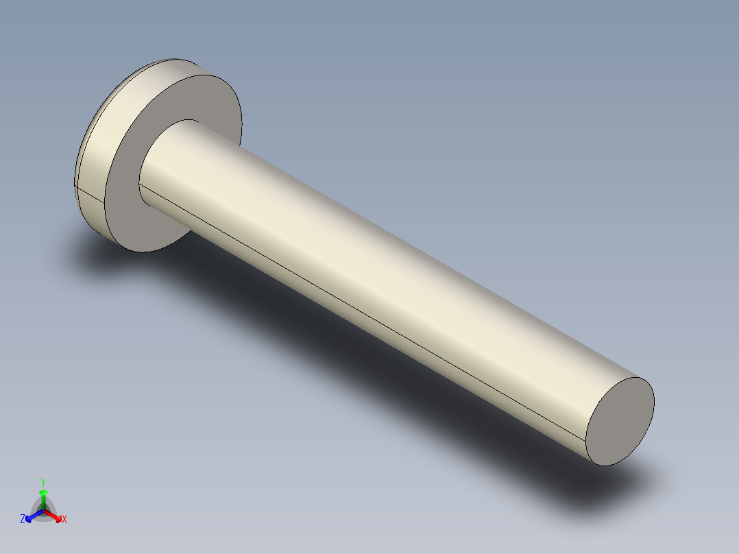 螺丝 M2 x 十字盘头-M2 x 13 Screw head.STEP正等轴测图