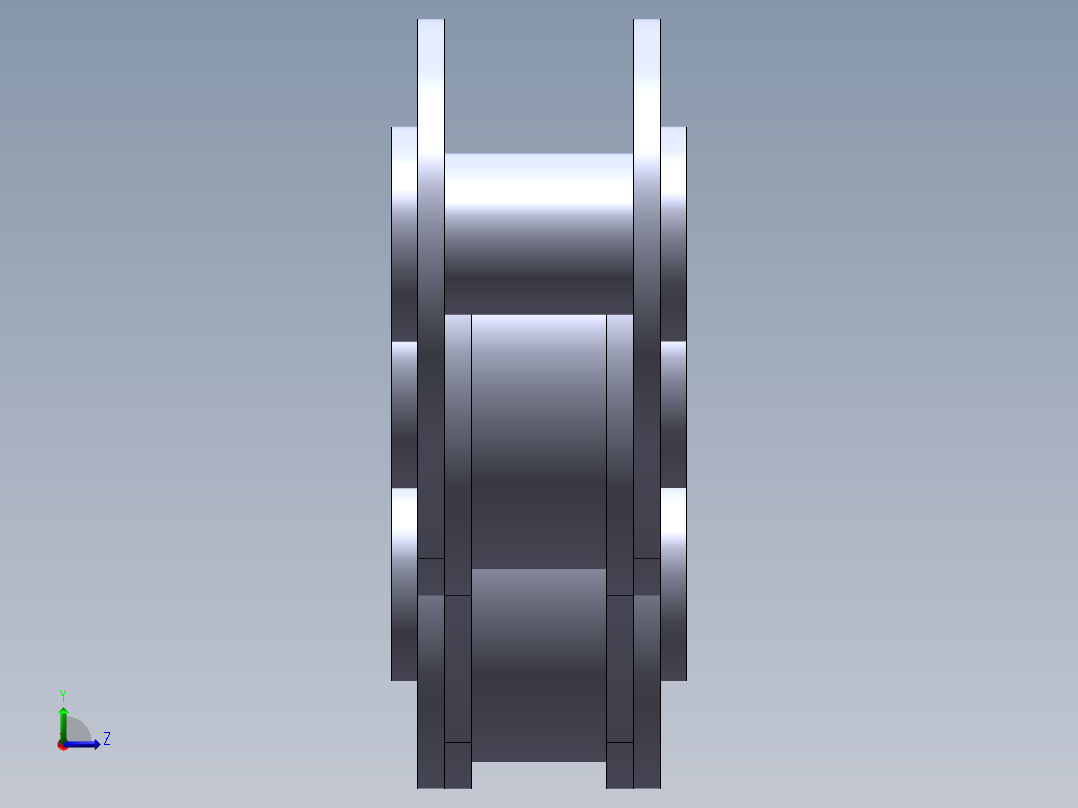 链条--装配体左视图