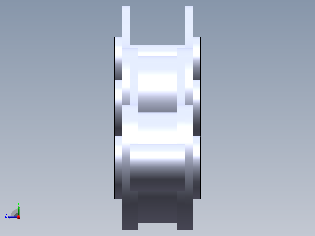 链条--装配体右视图