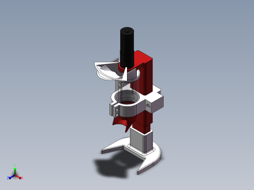咖啡手磨改电正等轴测缩略图