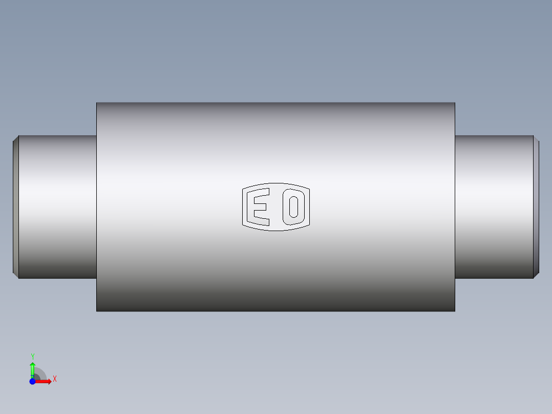 卡套式工业通用硬管接头EO_Weld_bulkhead_fitting_ESV16S71X前视图