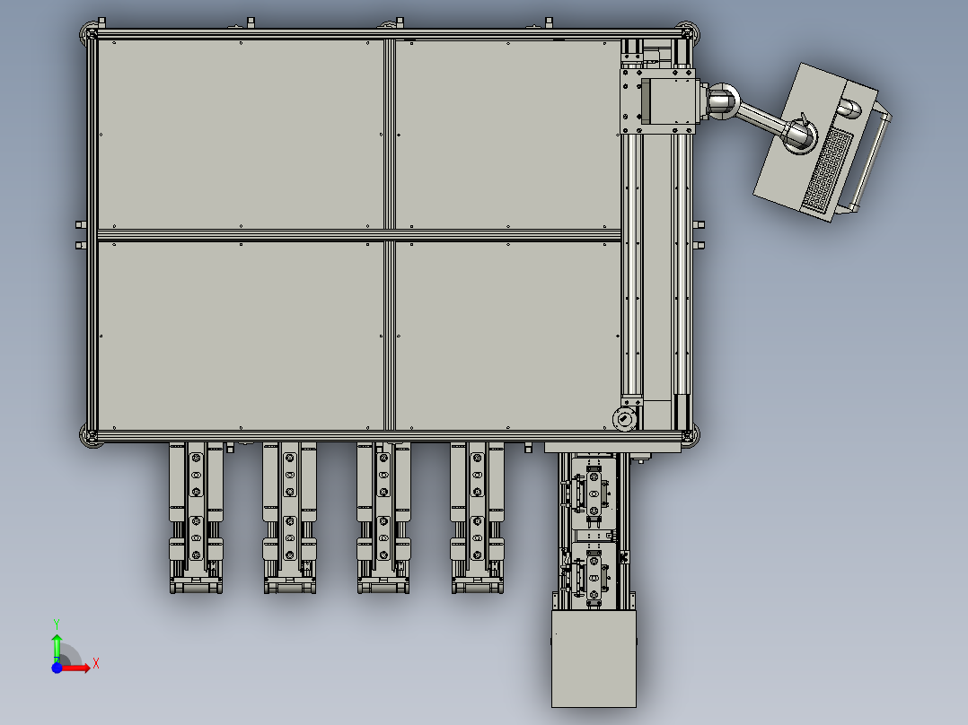 动力电池分选机_step前视图
