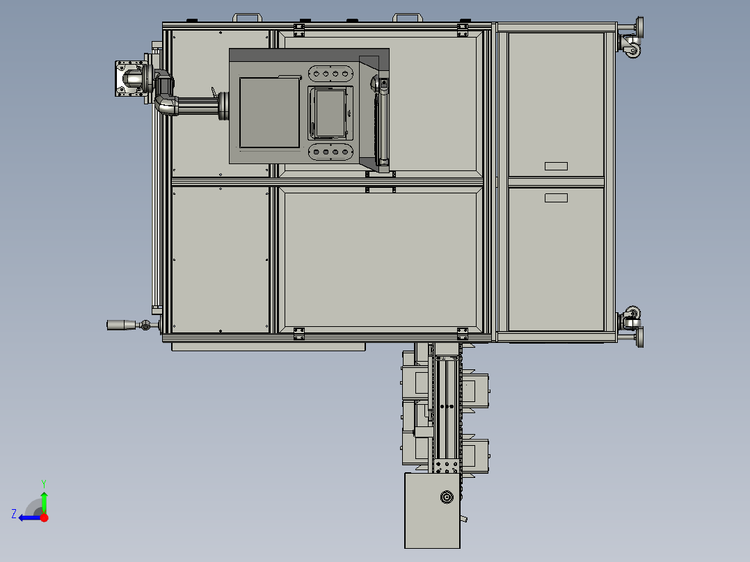动力电池分选机_step右视图