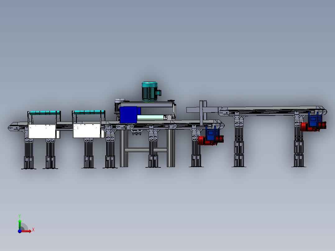 木质板材成型分型机sw17可编辑前视图