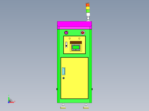链条式PCB翻板机sw18可编辑前视缩略图