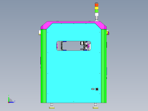 链条式PCB翻板机sw18可编辑左视缩略图