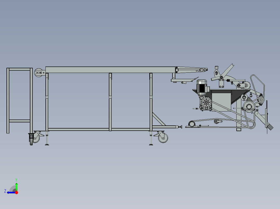 鱼子酱生产机右视图