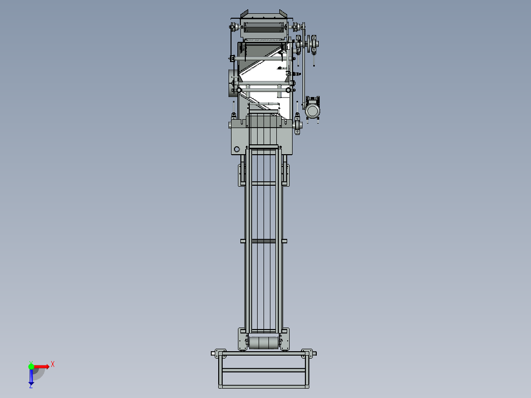 鱼子酱生产机俯视图