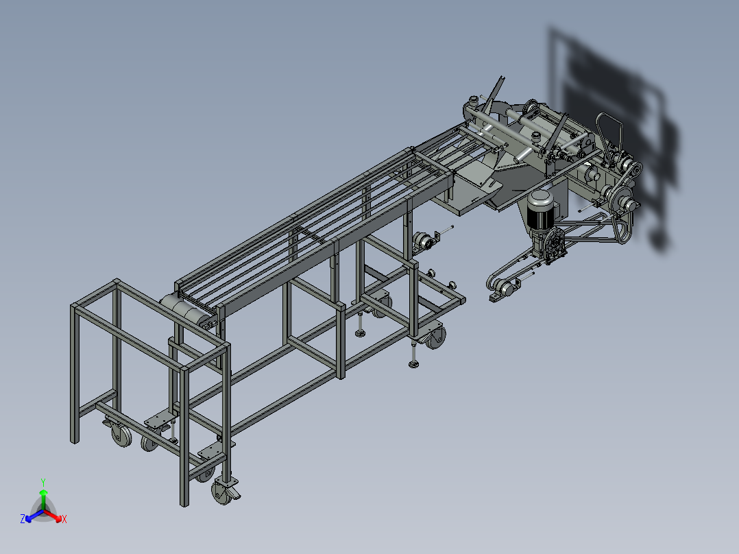 鱼子酱生产机正等轴测图