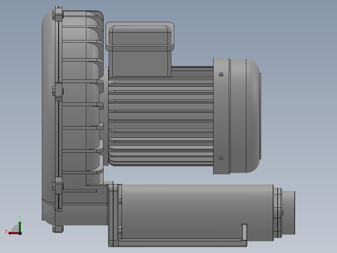 022环形鼓风机后视图