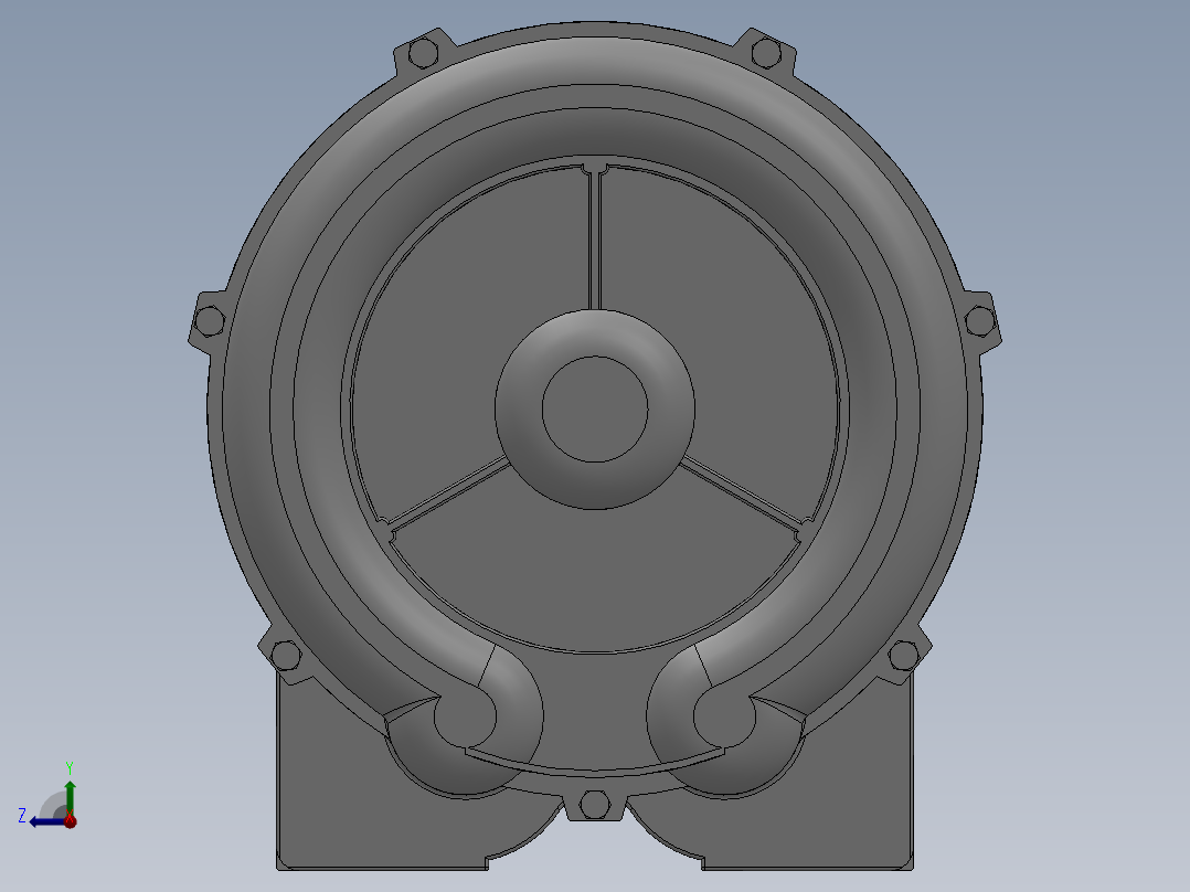 022环形鼓风机右视图
