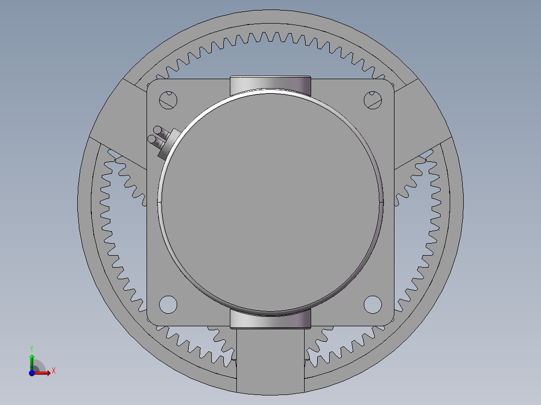 行星齿轮传动方案1076029前视图