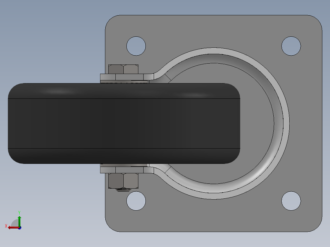 万向轮、脚轮(103)后视图