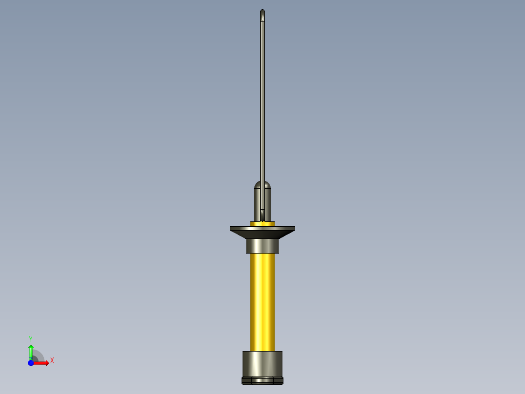 遥控船舵前视图