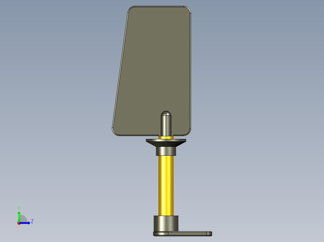 遥控船舵左视图