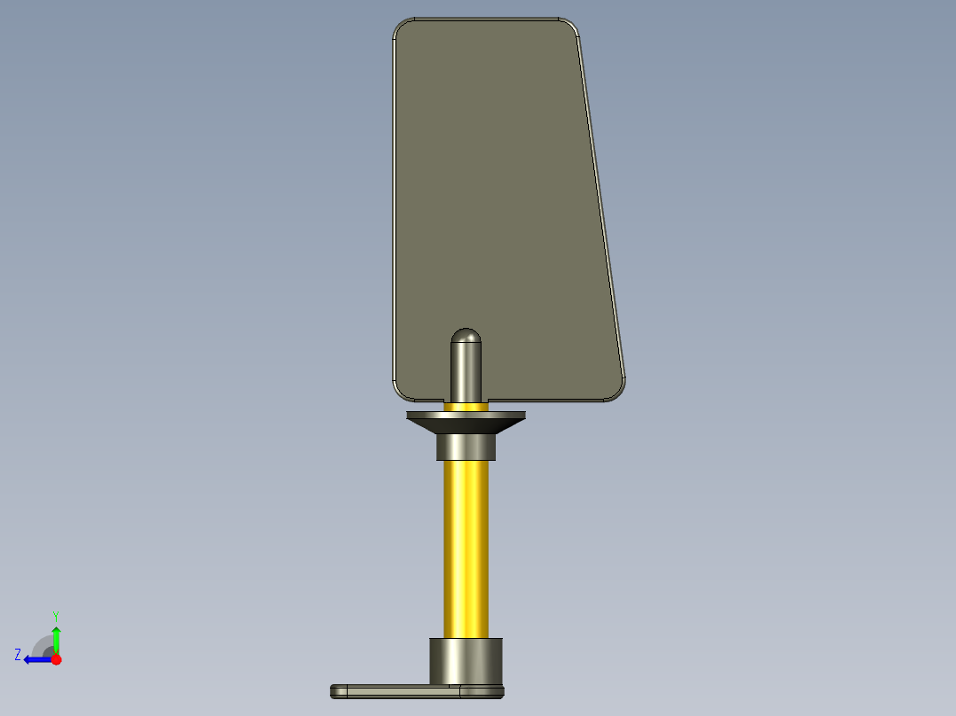 遥控船舵右视图