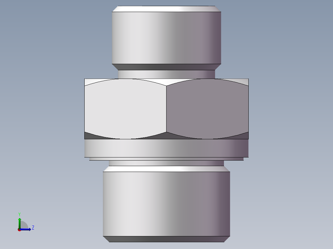 英制管螺纹ED密封、1DB-18-08WD左视图