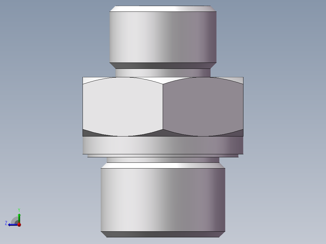 英制管螺纹ED密封、1DB-18-08WD右视图