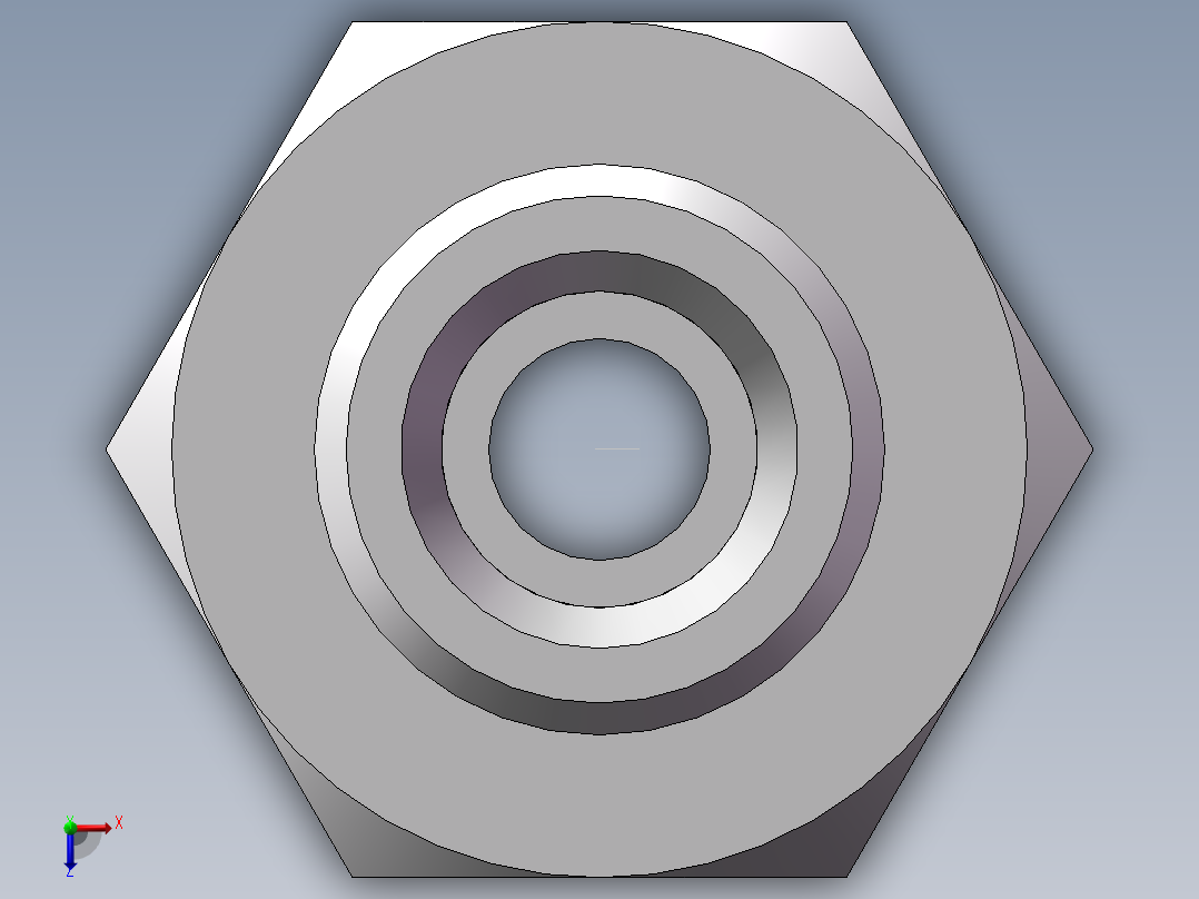 英制管螺纹ED密封、1DB-18-08WD俯视图