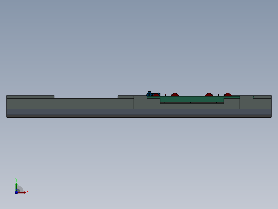 07、QH077窑车运转前视图
