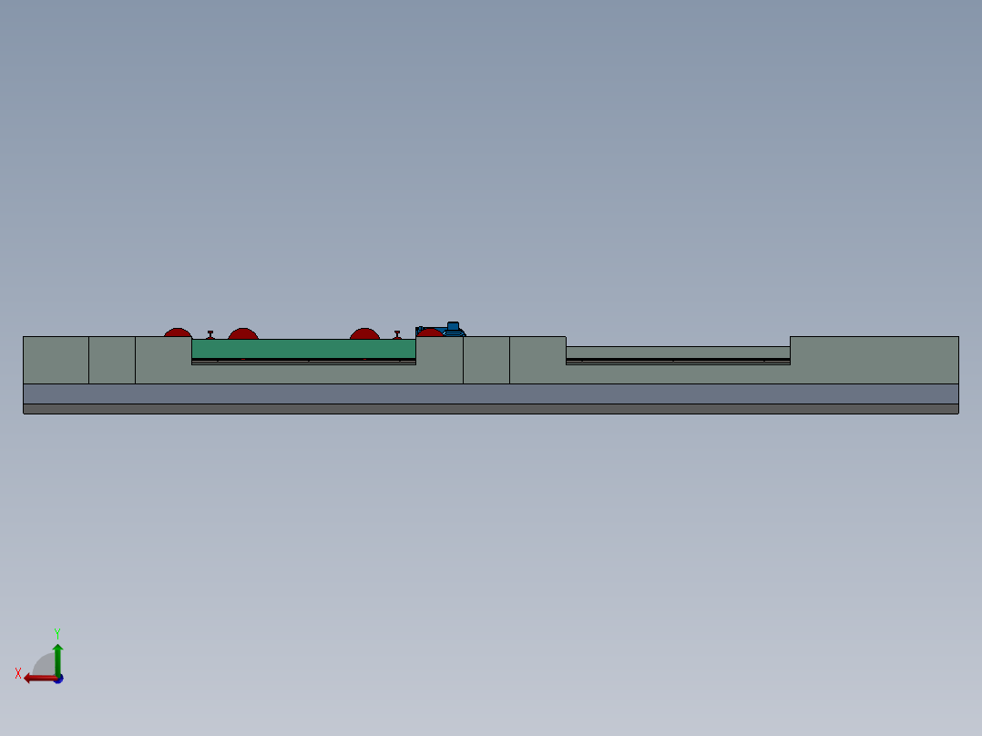 07、QH077窑车运转后视图