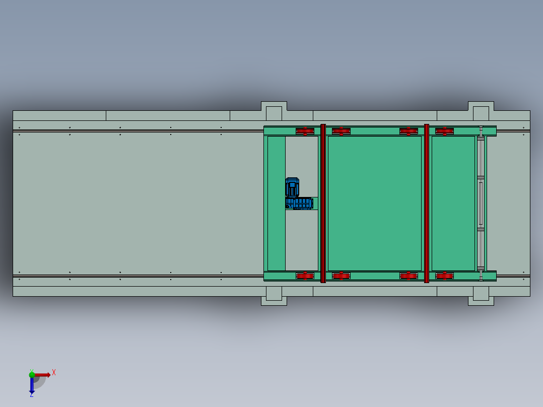 07、QH077窑车运转俯视图
