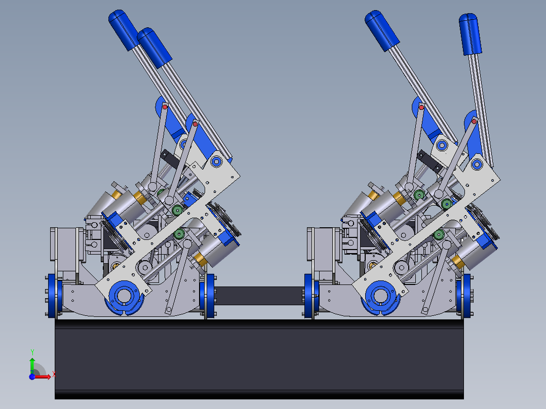 四足机器狗前视图