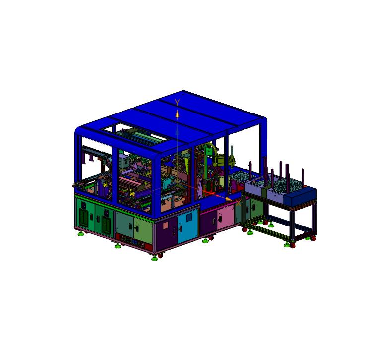 手机中框螺母精密自动激光焊接机