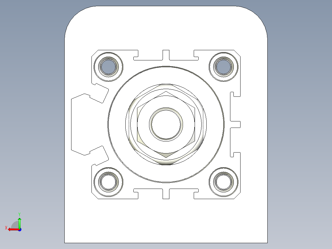 麦拉冲贴机构后视图