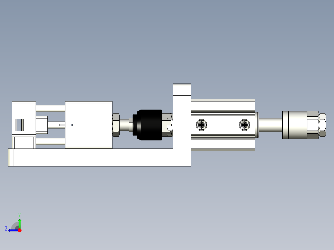 麦拉冲贴机构右视图
