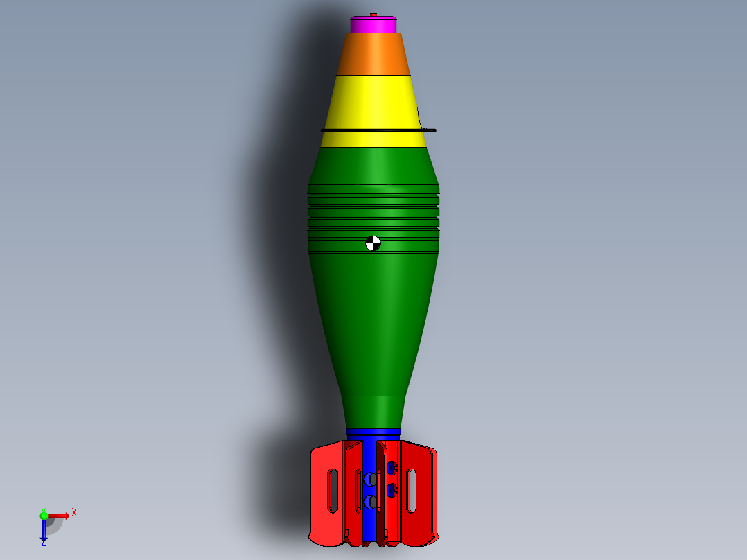 原子弹(17)俯视图