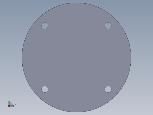 焊接型液压缸（带前后端安装圆法兰） 80x50x425 mm左视缩略图
