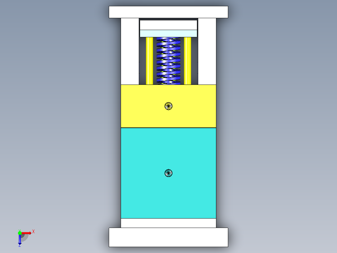 漏斗（深腔推板出模）俯视图
