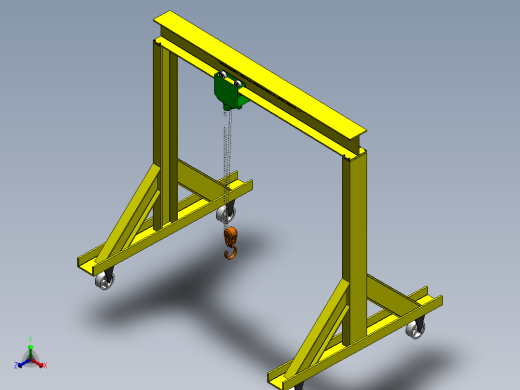 便携式门式起重机