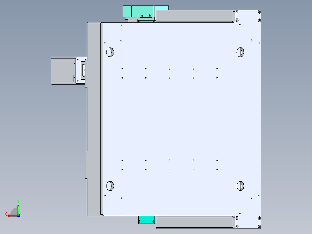 单机式双Y轴焊接机后视图