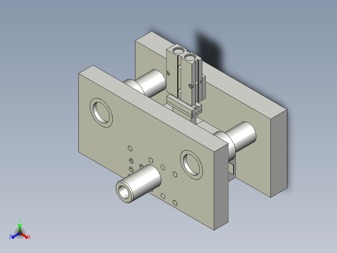 圆管紧固件冲压模具(无废料)